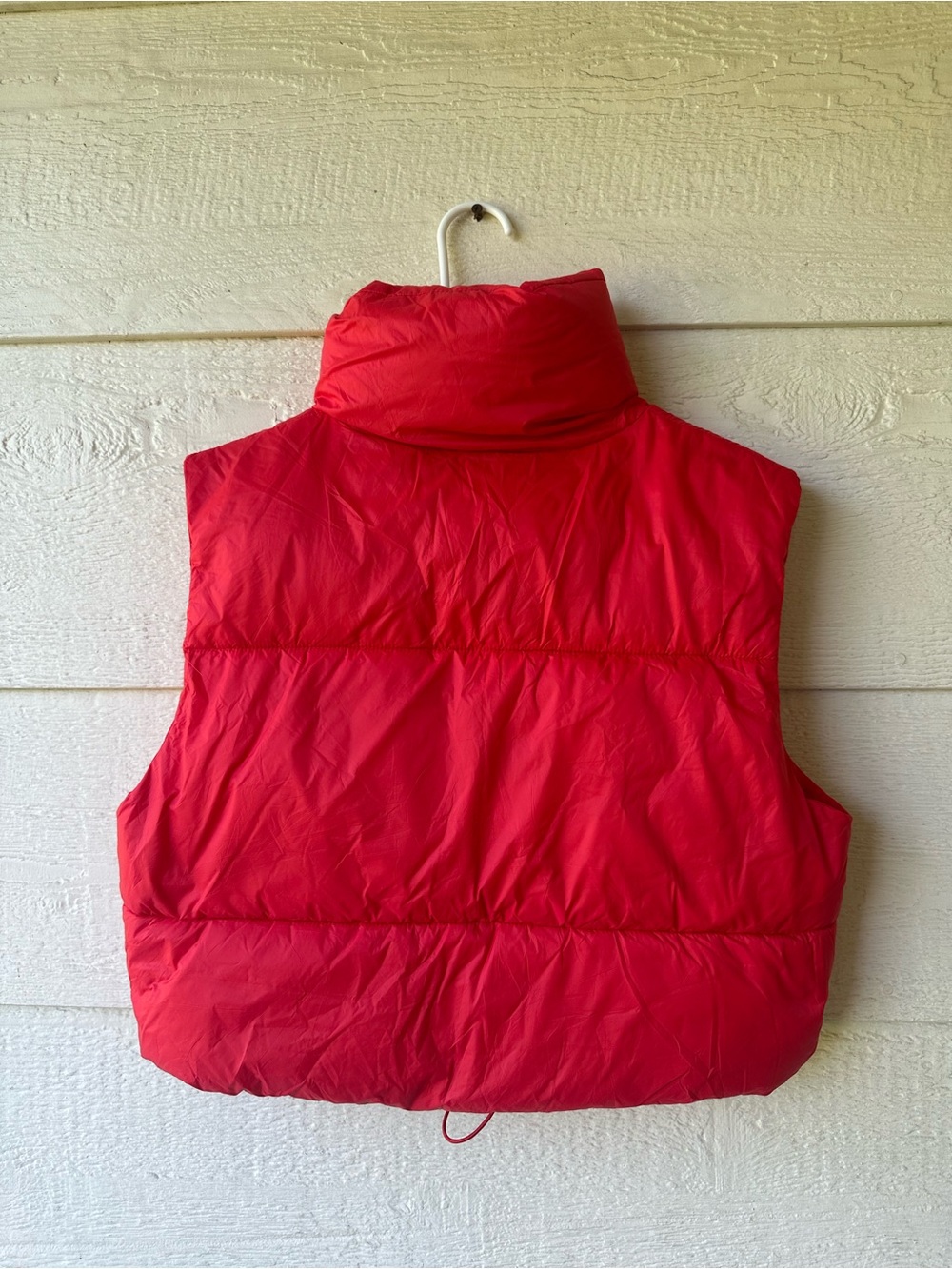 Red puffer vest - Picture 3 of 5